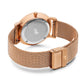 Sloan Guilloche Milanese 40mm Rose Gold Black