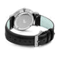 Solaris Lugano Leather 40mm Silver Red