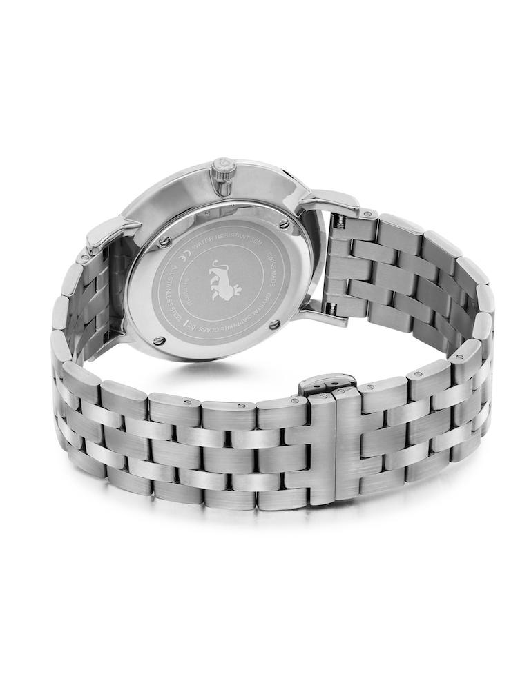 Solaris Lugano Vasa Link 40mm Silver Blue