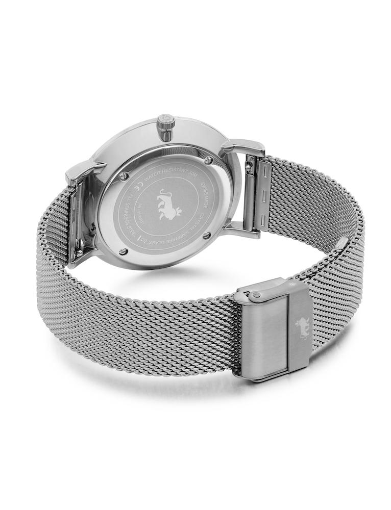 Solaris Lugano Milanese 40mm Silver Blue