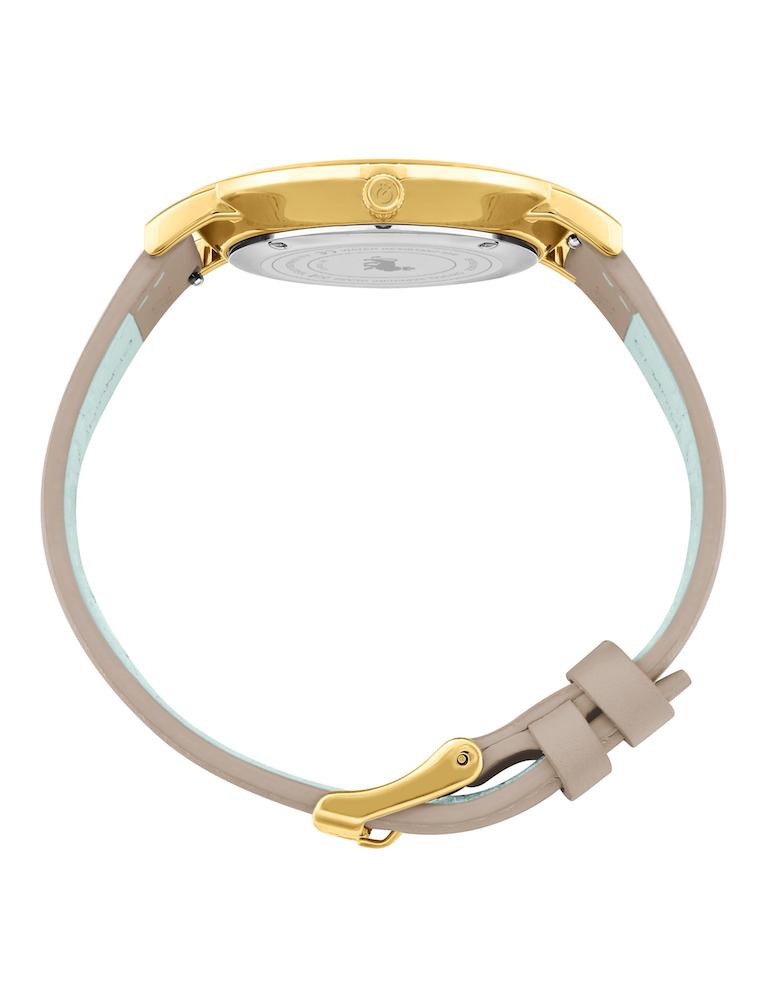 Solaris Lugano Leather 40mm Gold Red