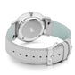 Solaris Lugano Leather 40mm Silver Aqua