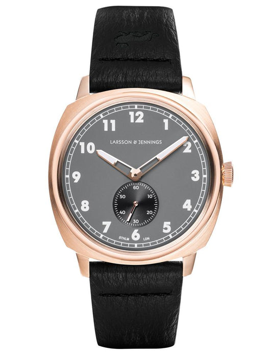 Meridian 38mm Rose Gold Charcoal