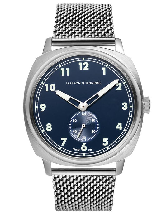 Meridian Milanese 38mm Silver Navy