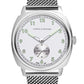 Meridian  Milanese 38mm Silver White