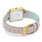 Solaris Norse Leather 34mm Gold Red