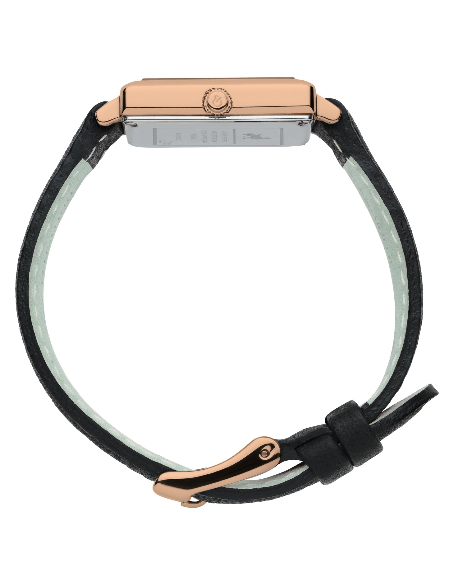 Bernadotte Norse Leather 34mm Rose Gold Pearl