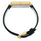 Norse Black Leather 40mm Gold Satin-White