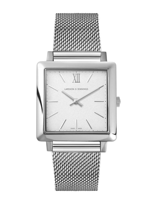 NORSE MILANESE 34MM SILVER SATIN-WHITE