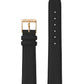 16mm Black Strap with Rose Gold Buckle