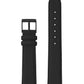 18mm Black Strap with Black Buckle
