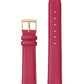 18mm Red Strap with Gold Buckle