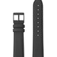 18mm Charcoal Grey Strap with Black Buckle