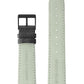 20mm Brown Leather Strap with Black Buckle