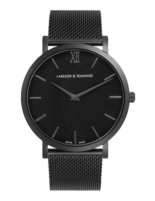Sloan Guilloche Milanese 40mm Black
