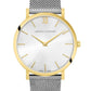Solaris Lugano Milanese 40mm Gold White