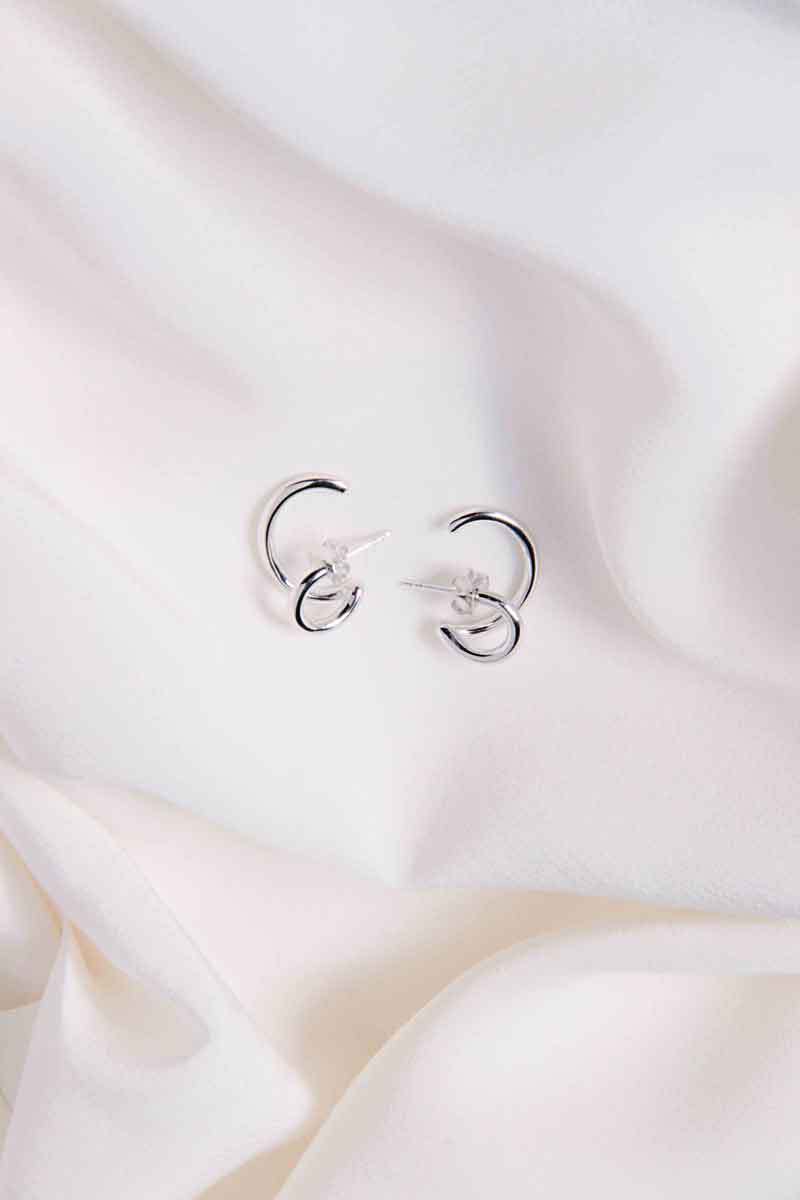 Silver Liv Earrings