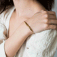 Gold Kara Bracelet