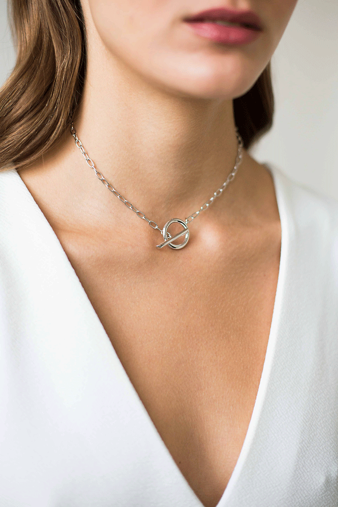 Silver Asta Necklace
