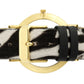 WILD LUGANO 40MM GOLD WHITE ZEBRA