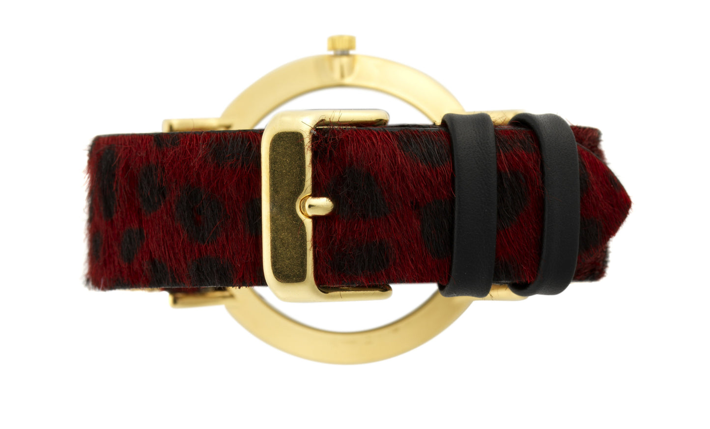 WILD LUGANO 40MM GOLD WHITE RED-CHEETAH