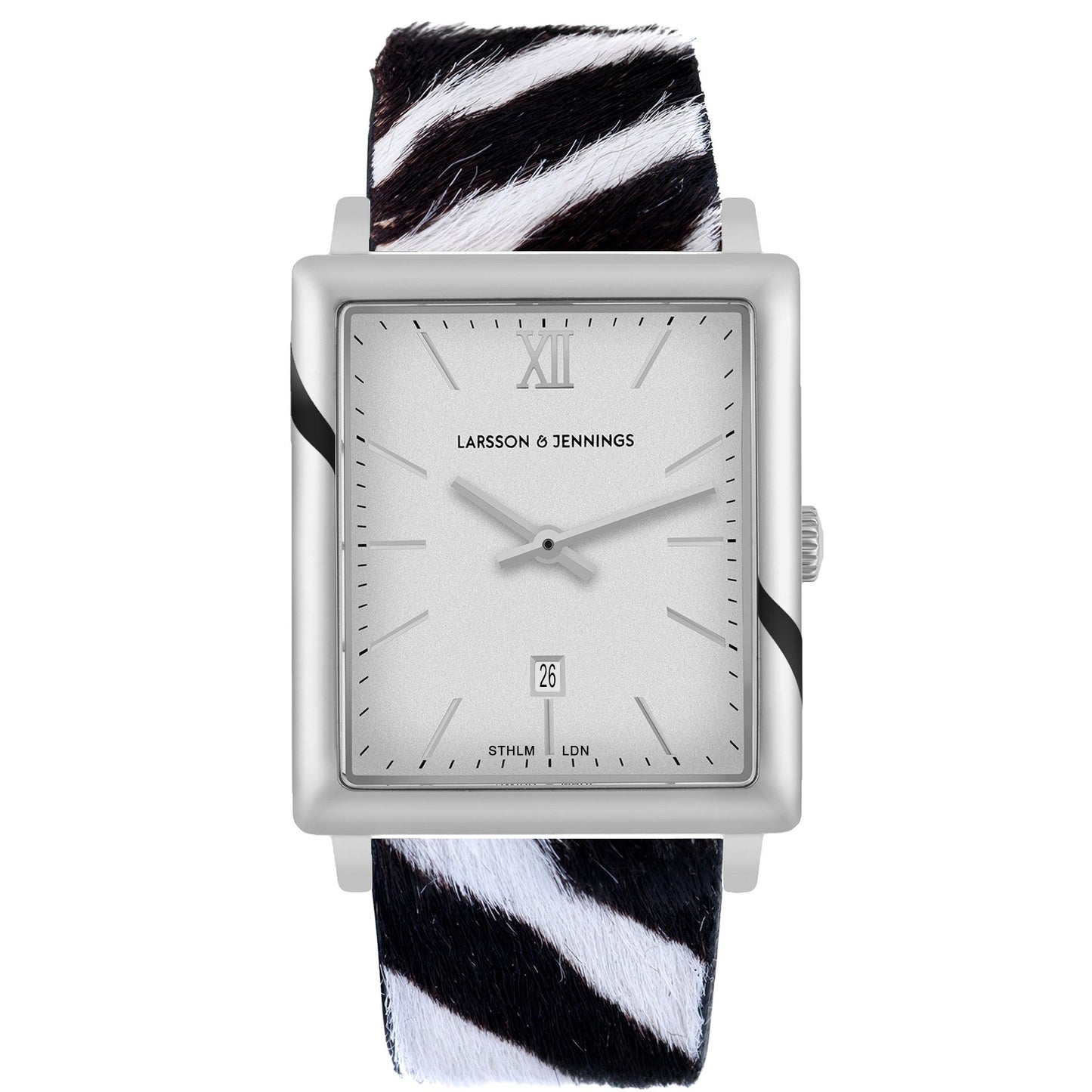 WILD NORSE 40MM SILVER WHITE ZEBRA