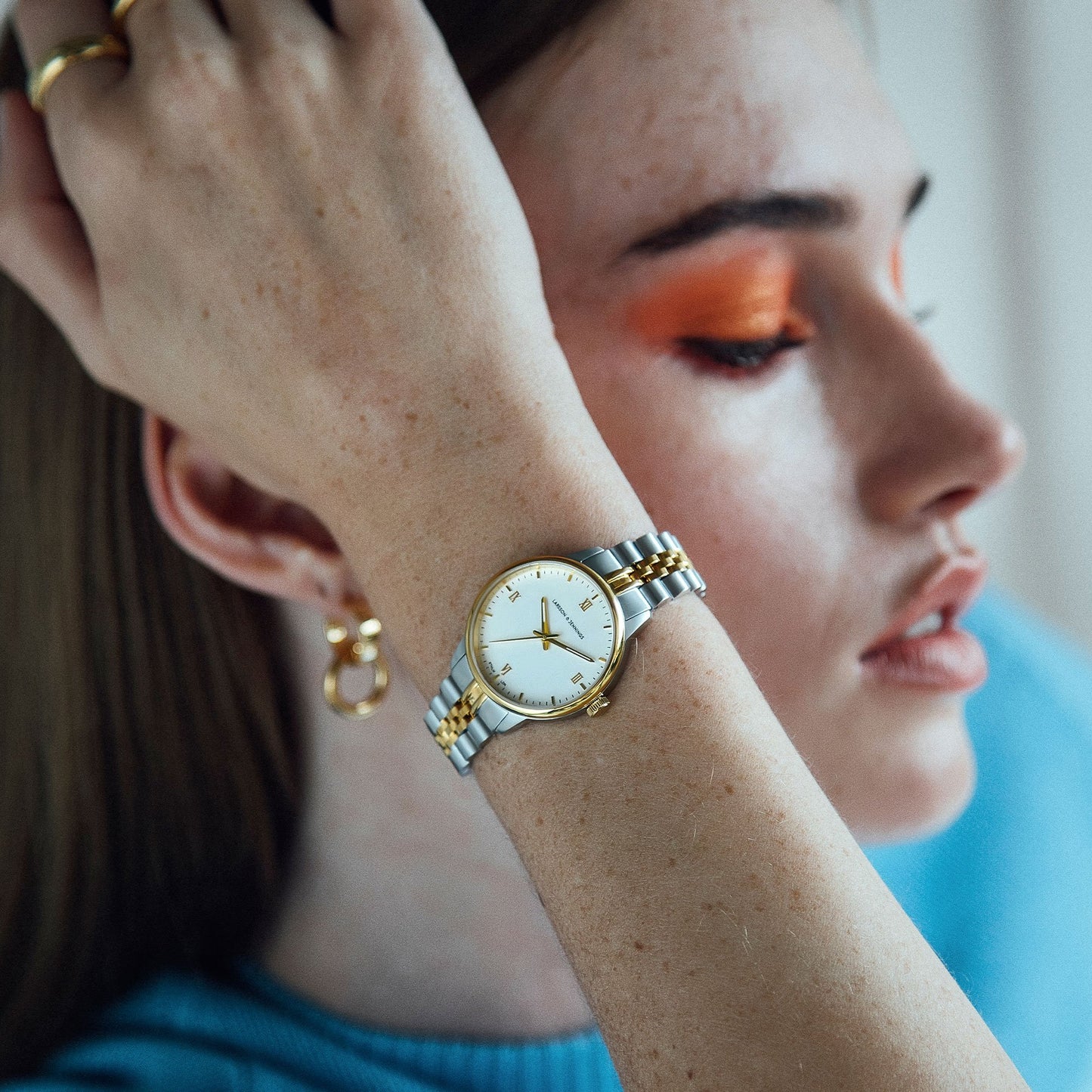 Vivid Link 38mm Silver Gold White