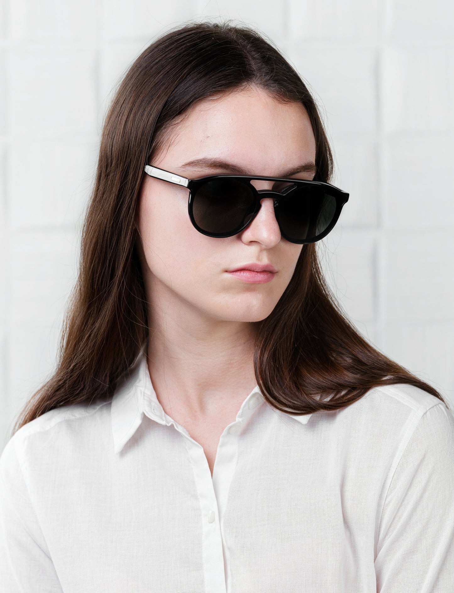 Black Aviator Sunglasses