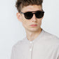 Black Aviator Sunglasses
