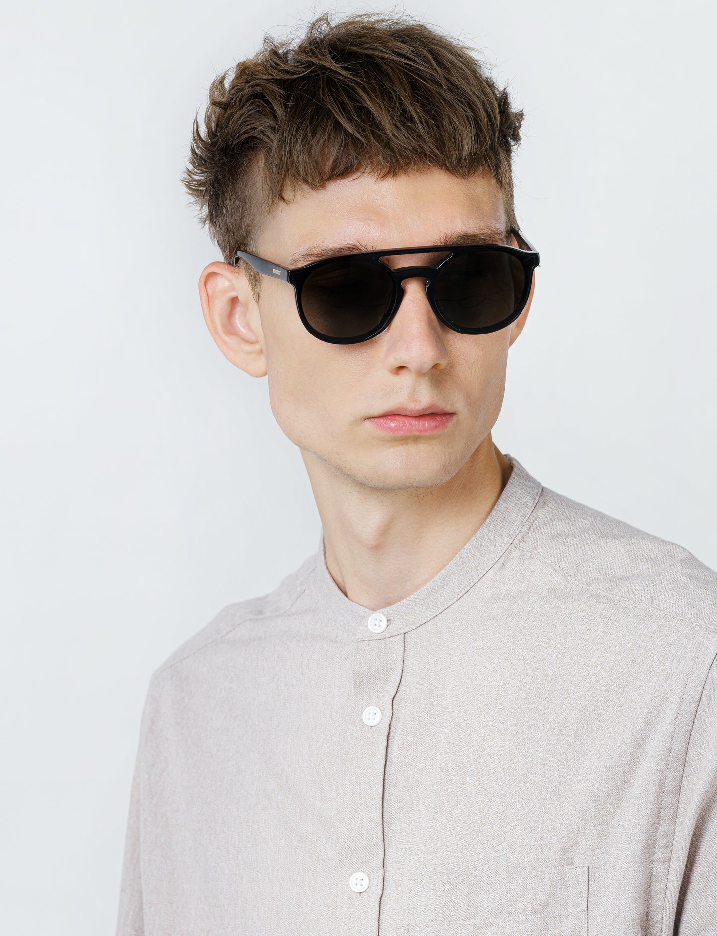 Black Aviator Sunglasses