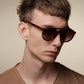 Dark Havana Aviator Sunglasses