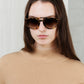 Light Havana Aviator Sunglasses