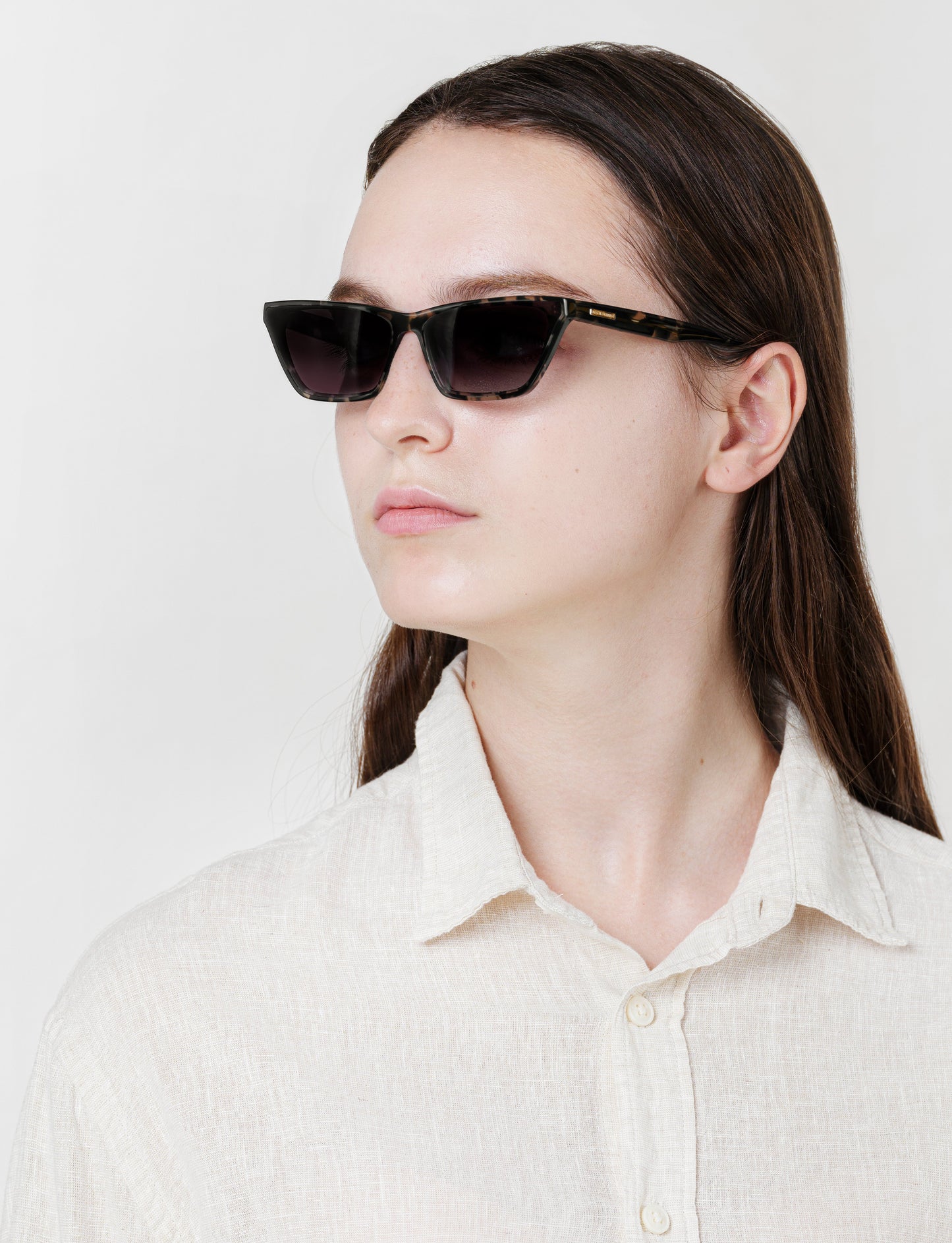Grey Havana Cat Eye Sunglasses