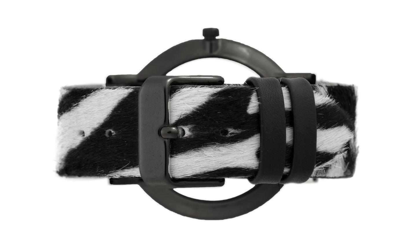 WILD LUGANO 40MM BLACK BLACK ZEBRA